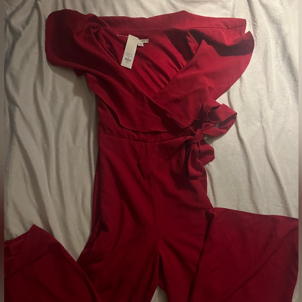 Francesca’s Red jump suit